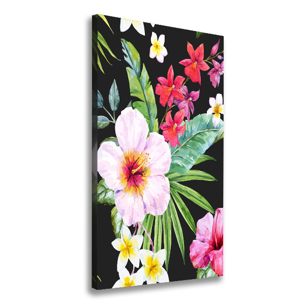 Large canvas wall art Hawaiian pattern