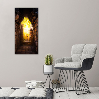 Large canvas wall art Castle basements