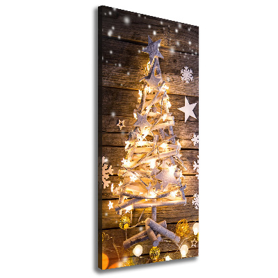 Canvas print Glowing Christmas tree