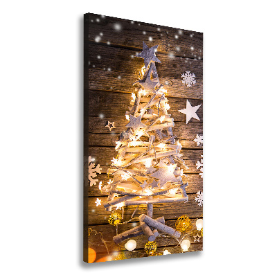 Canvas print Glowing Christmas tree