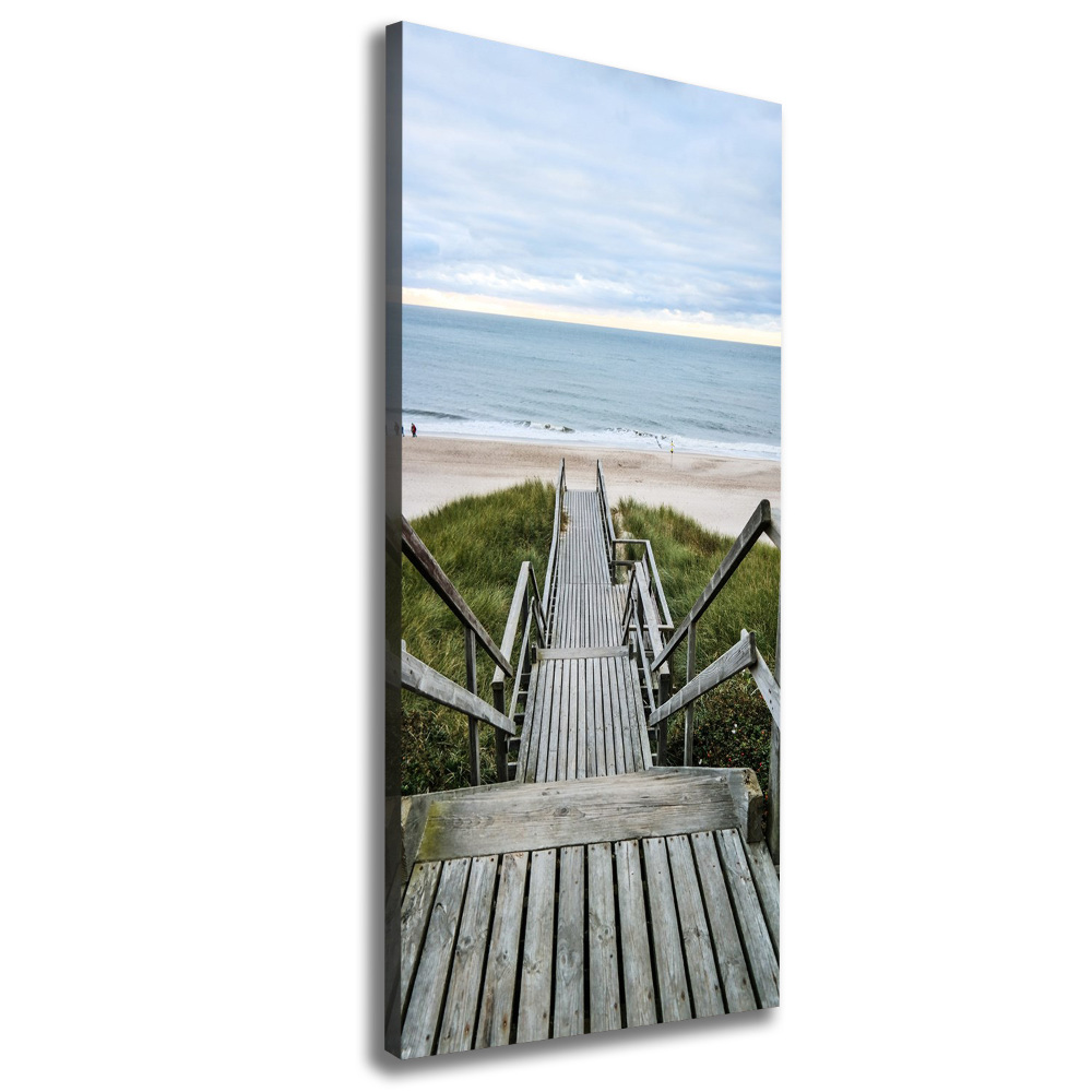 Canvas wall art Path to the beach