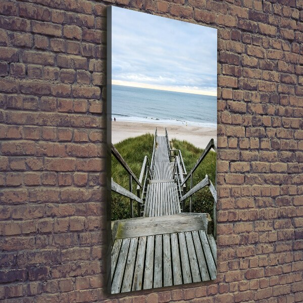 Canvas wall art Path to the beach