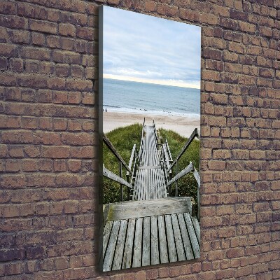 Canvas wall art Path to the beach