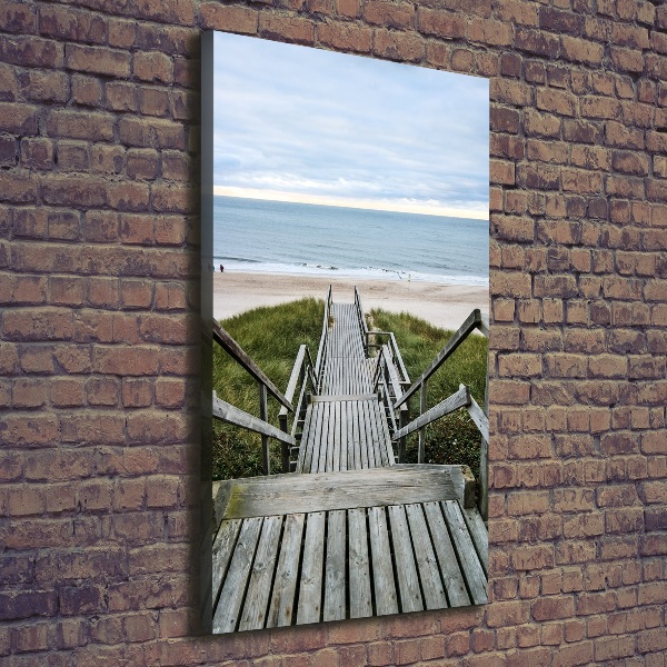 Canvas wall art Path to the beach