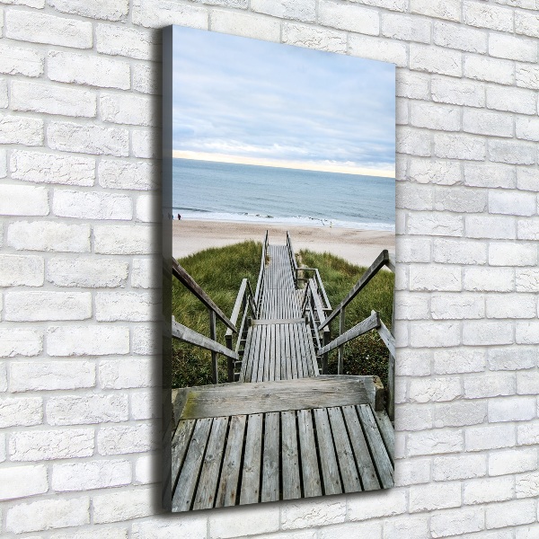 Canvas wall art Path to the beach