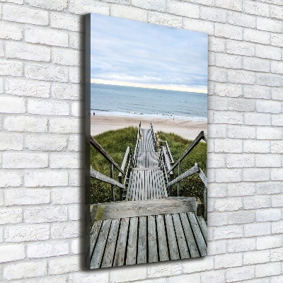 Canvas wall art Path to the beach