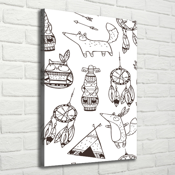 Wall art canvas large Indian background