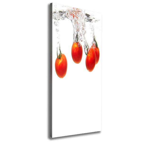 Wall art canvas large Tomatoes under water