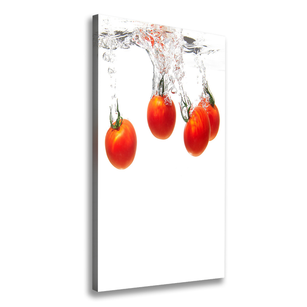 Wall art canvas large Tomatoes under water