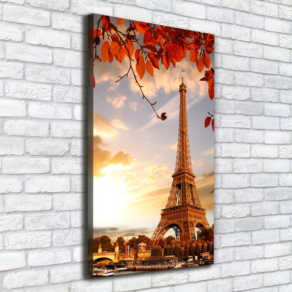 Large canvas wall art Eiffel Paris tower