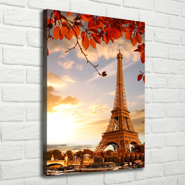 Large canvas wall art Eiffel Paris tower