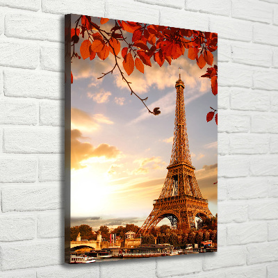 Large canvas wall art Eiffel Paris tower