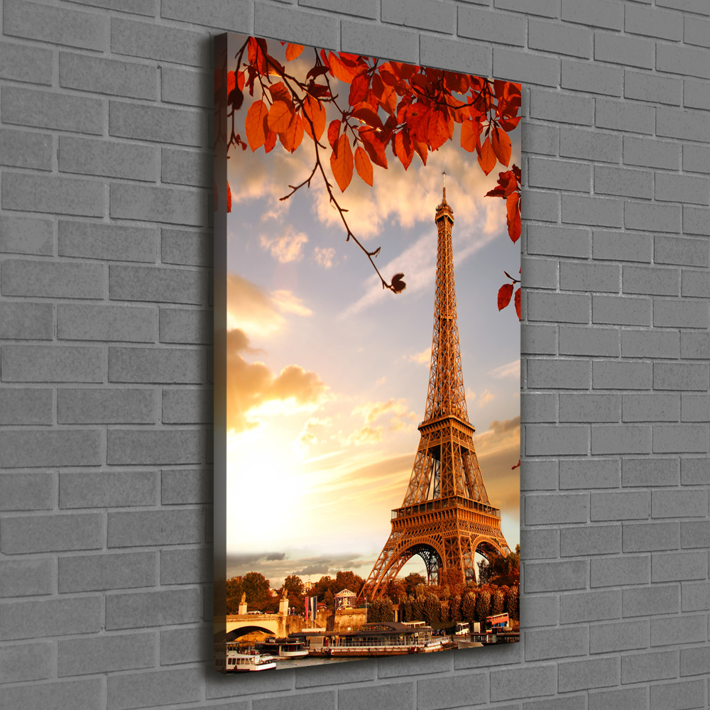 Large canvas wall art Eiffel Paris tower