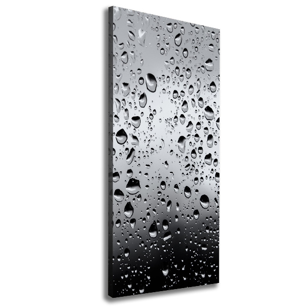 Canvas wall art Drops of water