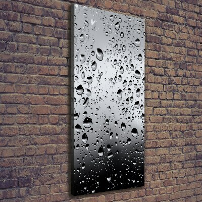 Canvas wall art Drops of water