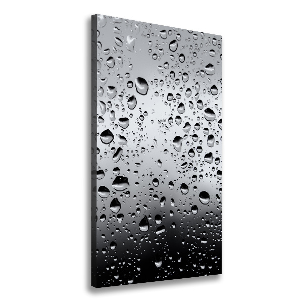 Canvas wall art Drops of water