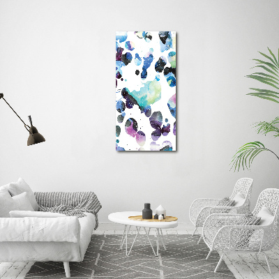 Wall art canvas large Colorful galaxy