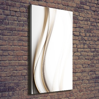 Canvas wall art Wave abstraction