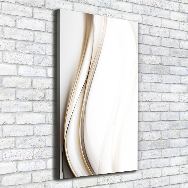 Canvas wall art Wave abstraction