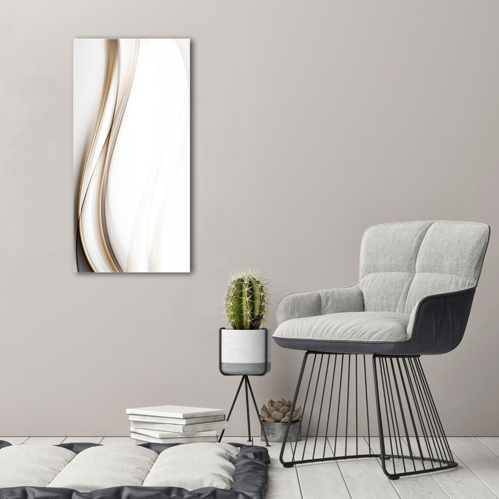 Canvas wall art Wave abstraction