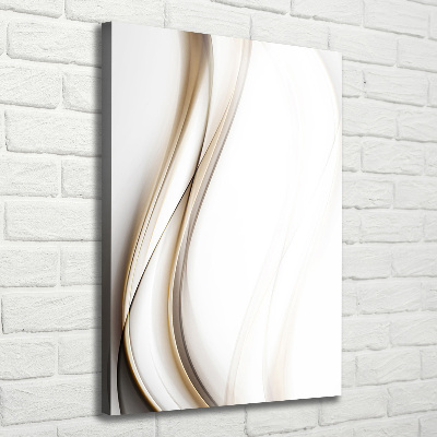 Canvas wall art Wave abstraction