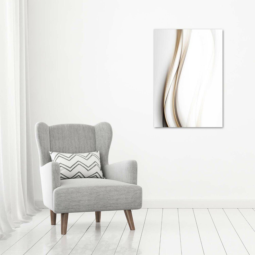 Canvas wall art Wave abstraction