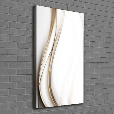 Canvas wall art Wave abstraction