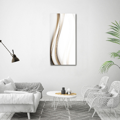 Canvas wall art Wave abstraction