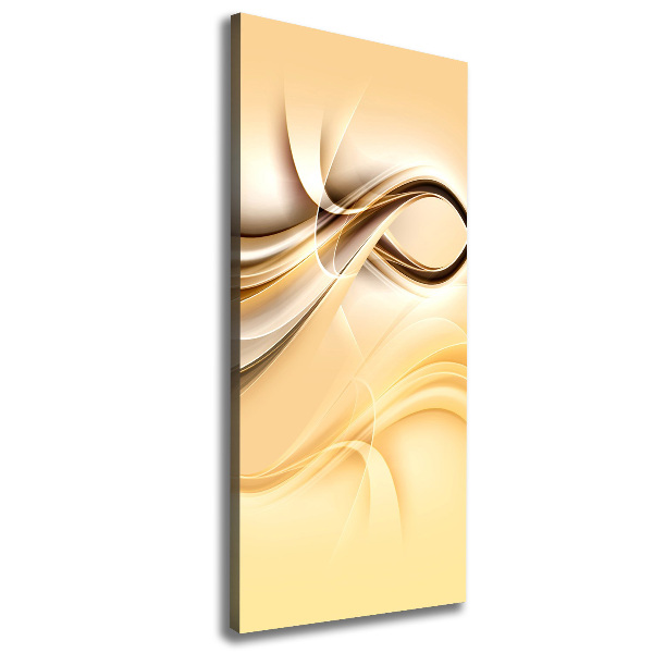 Canvas wall art Wave abstraction