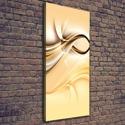 Canvas wall art Wave abstraction