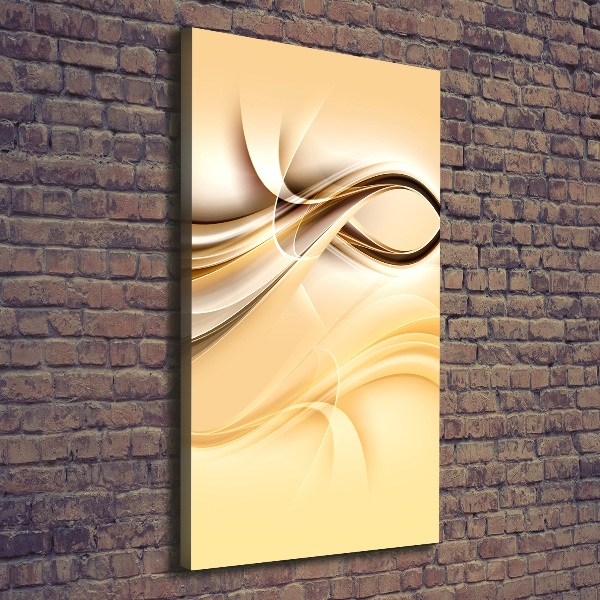 Canvas wall art Wave abstraction