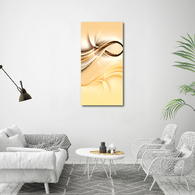 Canvas wall art Wave abstraction