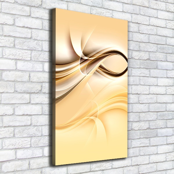 Canvas wall art Wave abstraction