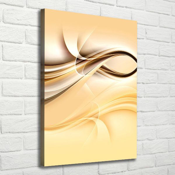 Canvas wall art Wave abstraction