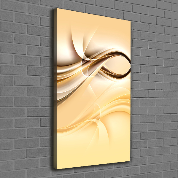 Canvas wall art Wave abstraction