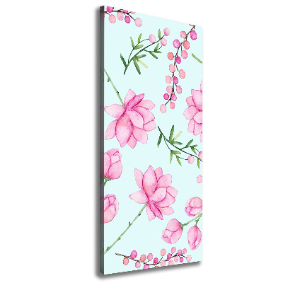 Canvas wall art Flowers and berries