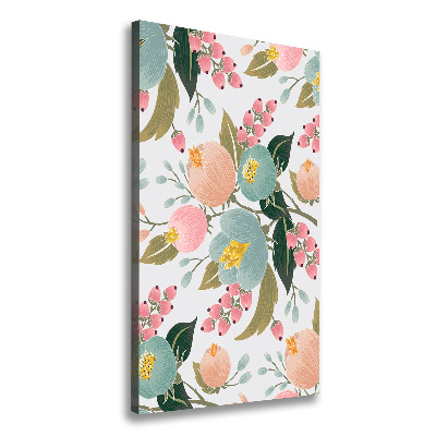 Canvas wall art Spring flowers