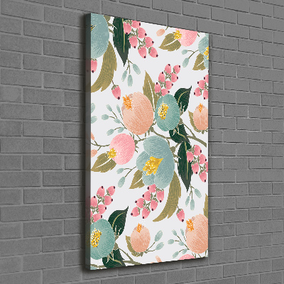 Canvas wall art Spring flowers