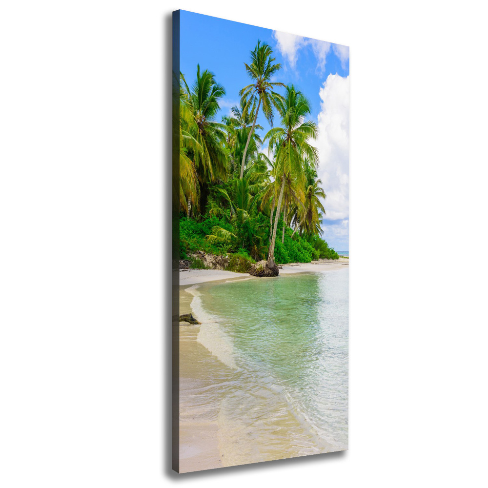 Large canvas wall art Tropical beach