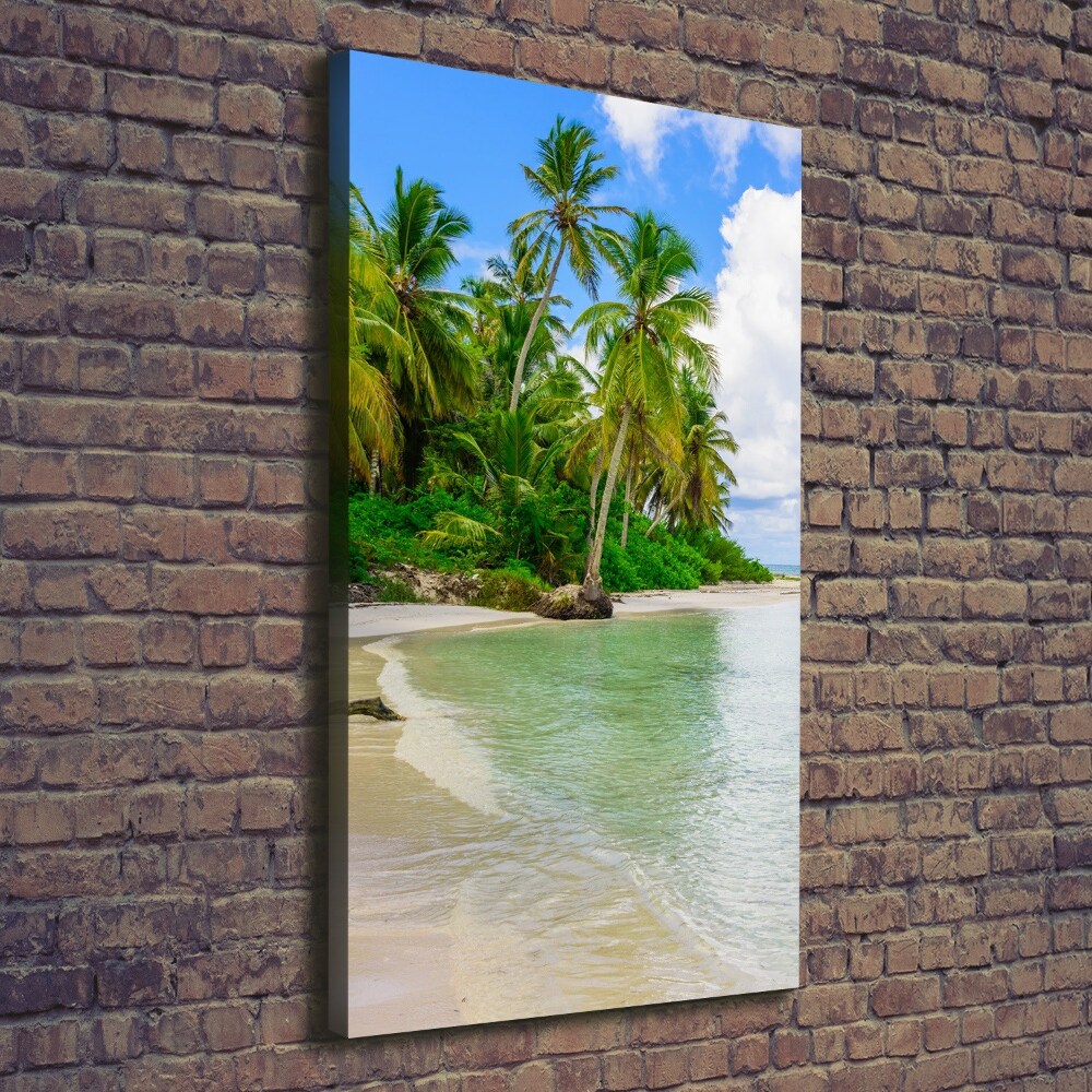 Large canvas wall art Tropical beach