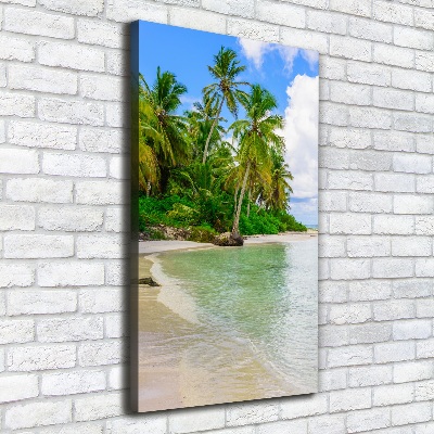 Large canvas wall art Tropical beach