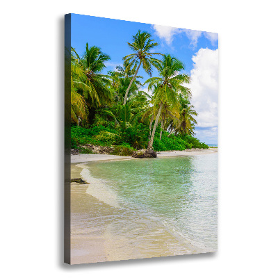 Large canvas wall art Tropical beach