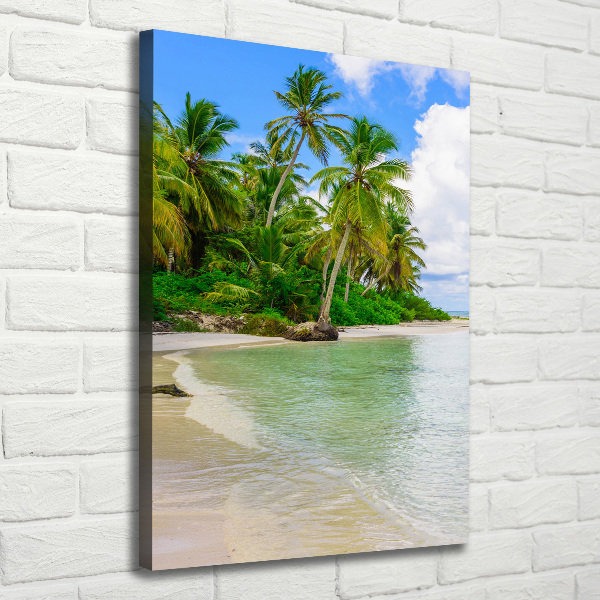 Large canvas wall art Tropical beach