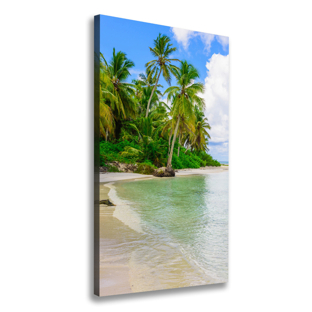 Large canvas wall art Tropical beach