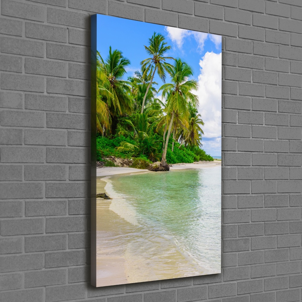 Large canvas wall art Tropical beach