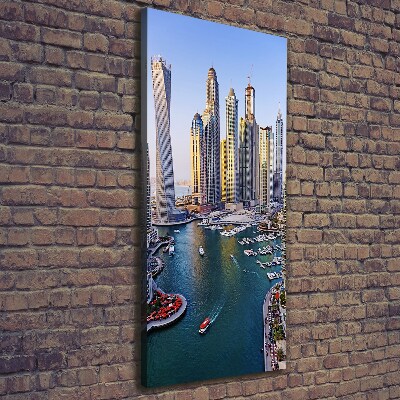 Canvas wall art Bay of Dubai