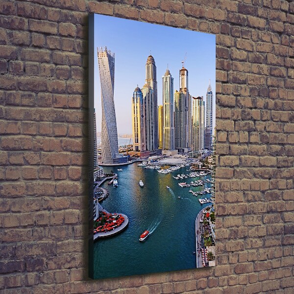 Canvas wall art Bay of Dubai