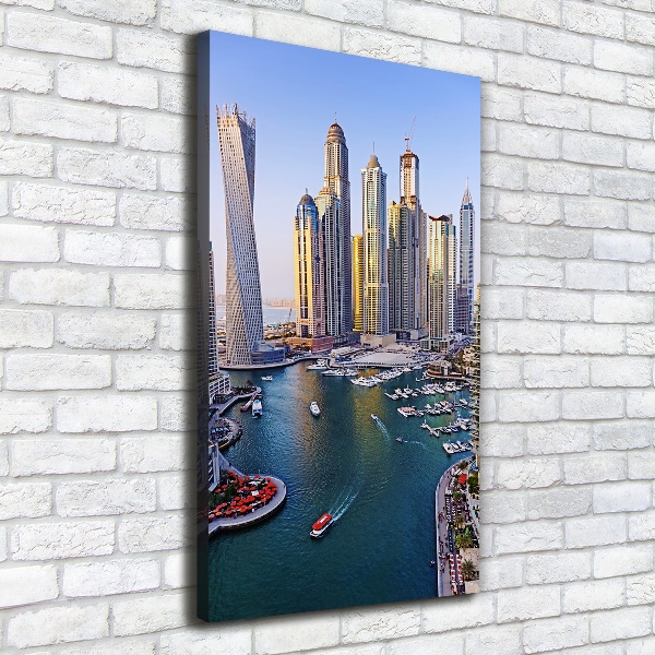 Canvas wall art Bay of Dubai