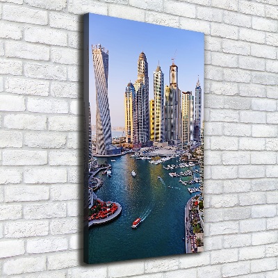 Canvas wall art Bay of Dubai