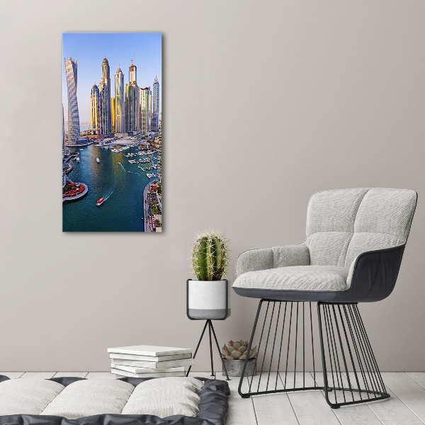 Canvas wall art Bay of Dubai